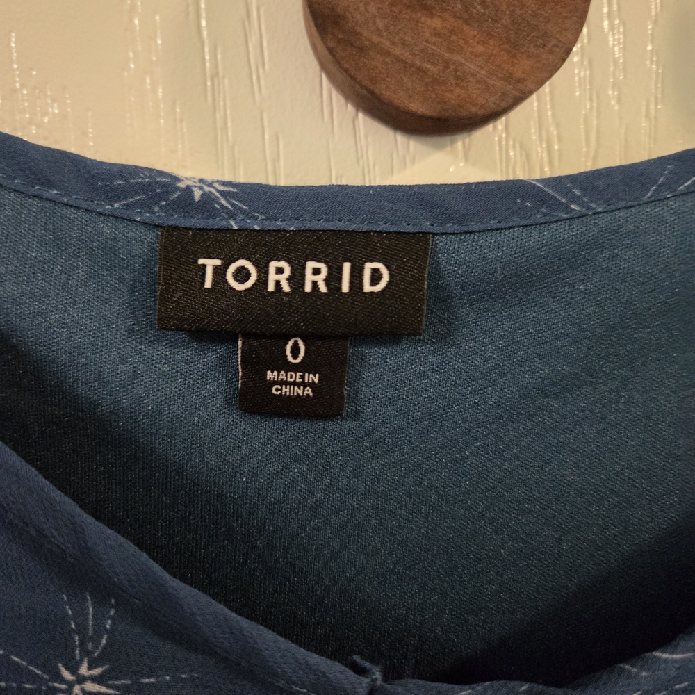 Torrid Midi Chiffon Pleated Dress- Size 0x - Picture 8 of 10